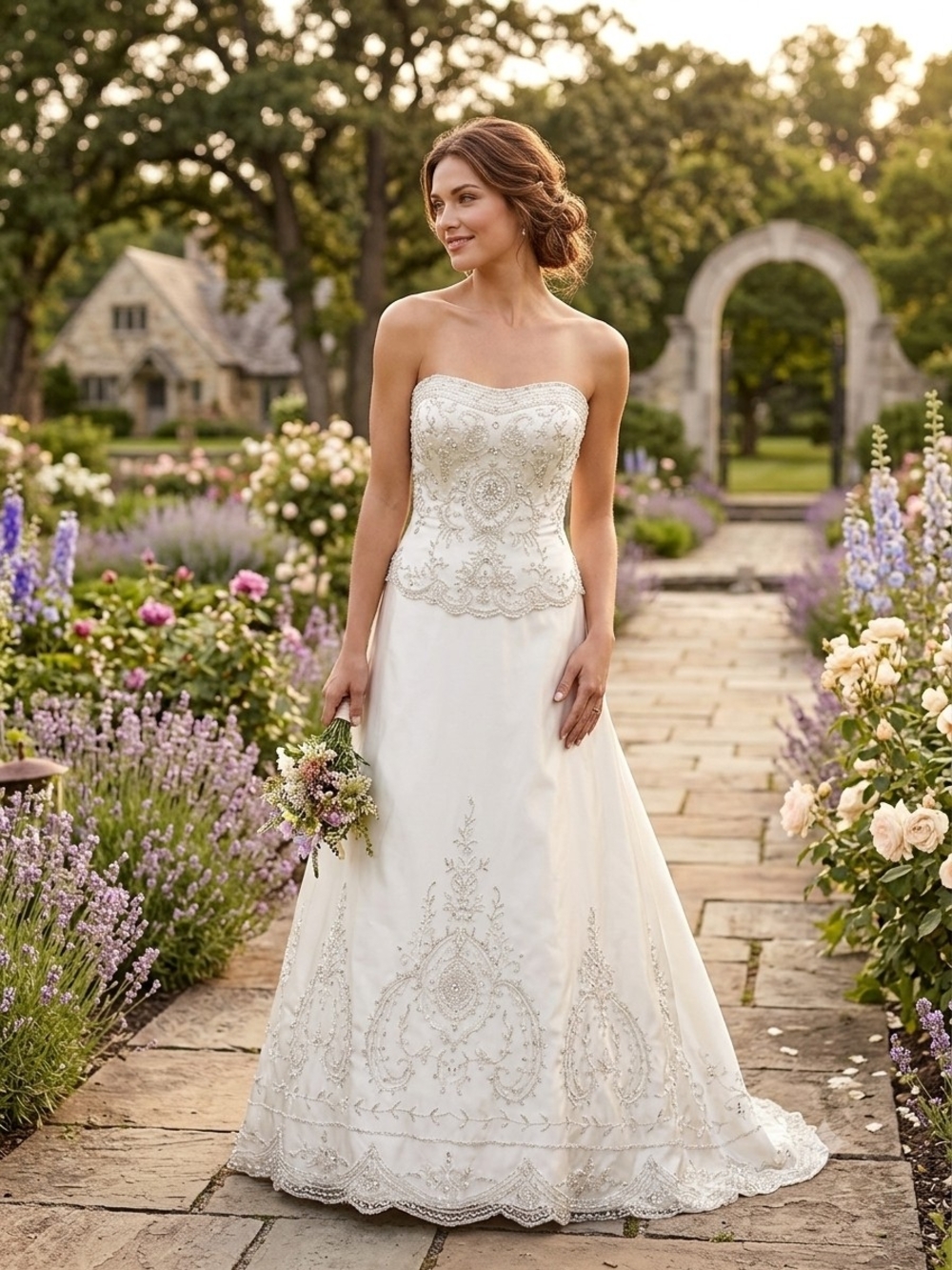 Mary's Bridal White Wedding Gown Label - Marys